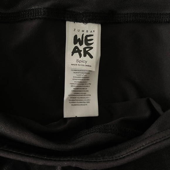 Zumba Sparkle on Ankle leggings Bold Black - Picture 4 of 7